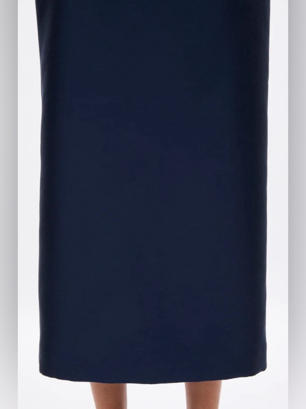 Rachel Gilbert Brontë Navy Wool & Silk off-the-shoulder Midi Dress AU10/US6 NWOT - Picture 4 of 5